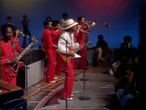 Johnny Guitar Watson in de jaren 70 van de vorige eeuw